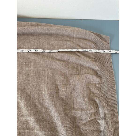 Alan Flusser Mens tan quarter zip sweater size XXL - Picture 6 of 6